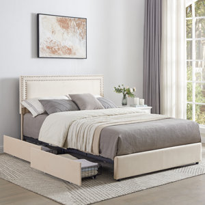 Vecelo 8893597 Upholstered Storage Bed & Reviews - Wayfair Canada